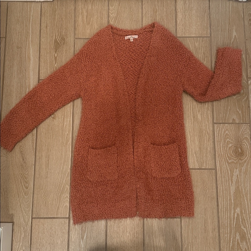 Love Tree Women’s Cozy Soft Eyelash Cardigan Mauve